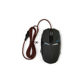 Sunsonny T-M30 wired gaming mouse front view with braided USB cable

