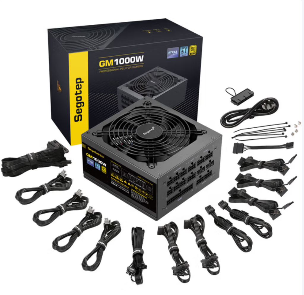 Segotep 鑫谷 GM 系列金牌全模组电源｜750W/1000W ATX3.1 金牌全模组 PSU｜Bodian Computer
