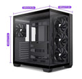 FOIFKIN PC Case by Bodian Computer – Premium ATX RGB Gaming Computer Chassis-black size