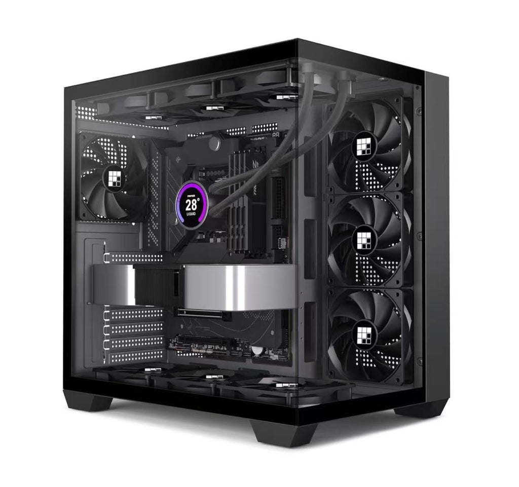 FOIFKIN PC Case by Bodian Computer – Premium ATX RGB Gaming Computer Chassis-black