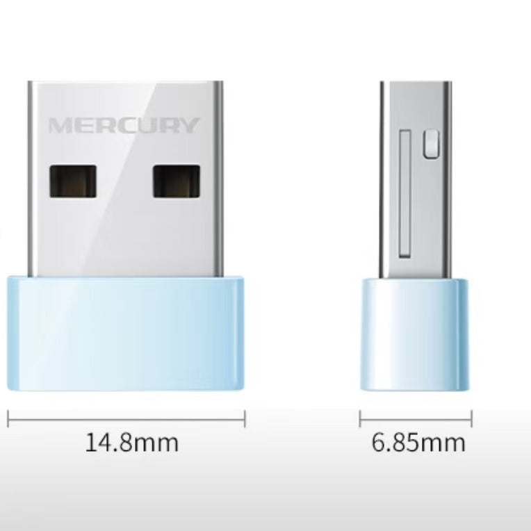 Bodian Computer Mercury Wi-Fi 6 USB Wireless Adapter 286Mbps Compact Design size
