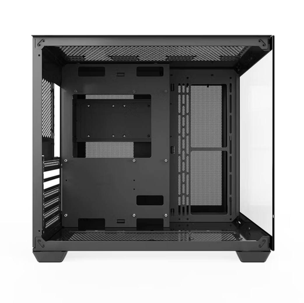 Huntkey 航嘉 S980 龙卷风全景海景房机箱｜ATX 白色｜支持水冷｜Bodian Computer